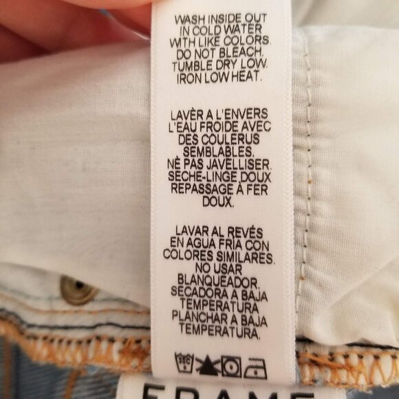 Frame Le High Straight Allowell Crop Ankle Jeans - Picture 15 of 17